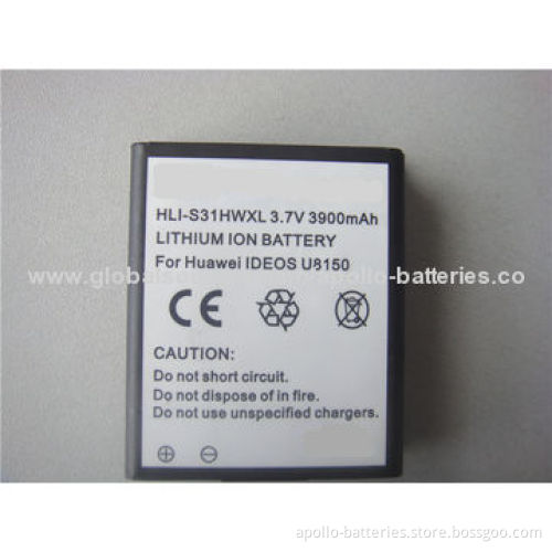 Low price 3.7V/3,900mAh long backup mobile phone battery for HUAWEI IDEOS U8150